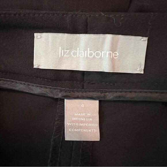 NWT! Liz Claiborne black Audra pants - Picture 5 of 11